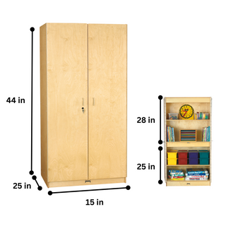 Jonti-Craft Space-Saver Storage Cabinet