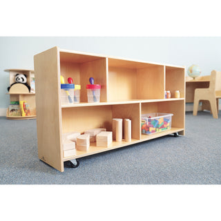 Whitney Brothers Straight Back Mobile Storage Cabinet