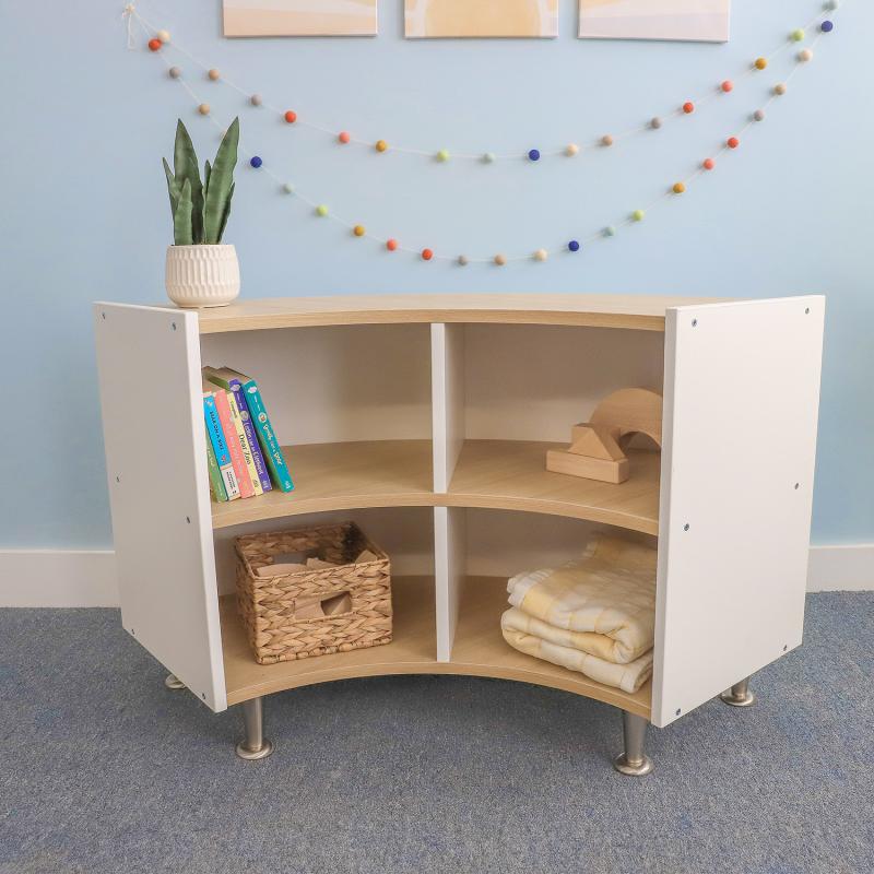 elevated™ Curve Out Storage Cabinet 27H – CM School Supply