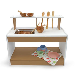WB2722 outdoorED™ Mud Kitchen_silhouette with props_front view