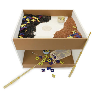 WB2728 outdoorED™ Big and Wide Table_silhouette overview view_with props 