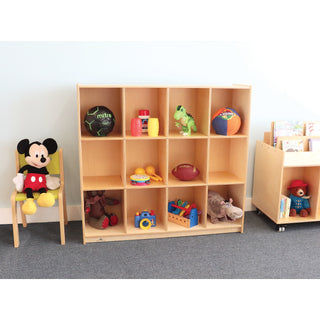 Whitney Brothers 12 Cubby Backpack Storage Cabinet