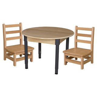 24x48 Table with Chairs 10 inch seat height