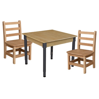 24x36 Table with Chairs 11 inch seat height