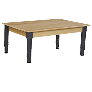 24x48 Rectangle Hardwood Table 12-17 inch legs