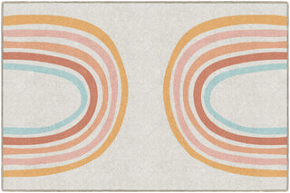 Good Vibes with Retro Rainbows Rug