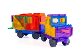 Learn and Grow Magnetic Tiles - Car Pack (28 Piece)