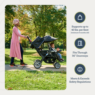 Compass 4 Seat Quad Stroller