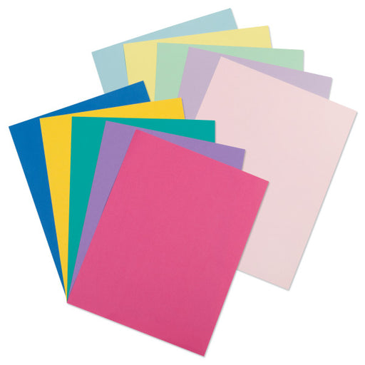 Pacon Tru-Ray Construction Paper, 76lb, 9 x 12, Assorted Pastel