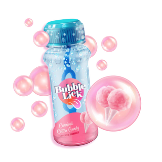 BubbleLick Cotton Candy Flavored Bubbles You Can Lick