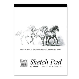 Sketch Pad, 9"X 12"(40 Ct.)