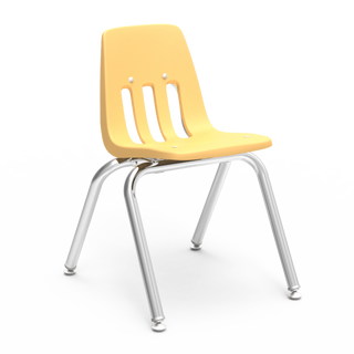 9000 Series 4-Leg Stacking Chair
