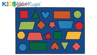 Color Shapes Value Rug
