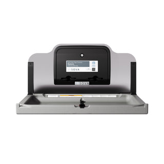Element Changing Station with Backsplash and Liner Dispenser - Dark Gray