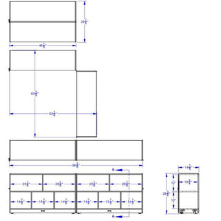 Rainbow Accents Low Mobile Fold-n-Lock - Black
