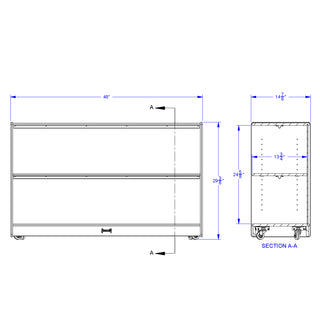Jonti-Craft Low Adjustable Bookcase