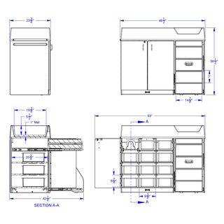 Jonti-Craft Diaper Changer with Stairs
