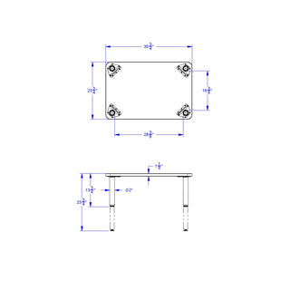 Jonti-Craft Purpose+ Rectangle Table
