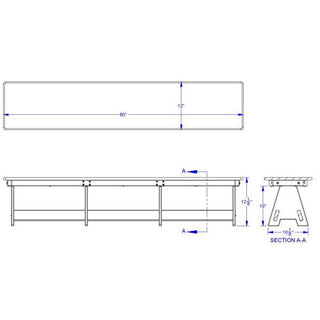 EverPlay™ Large Outdoor Table and Bench Set