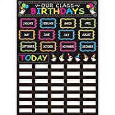 Classroom Birthdays Magnetic Mini Bulletin Board Set