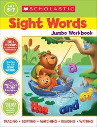 Sight Words Jumbo Work Ages 5-7