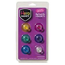 Big Push Pin Magnets Set of 6 – CM School Supply