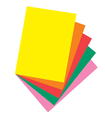 Bright Multi-Purpose Paper, 5 Assorted Colors, 24 lb., 8-1/2" x 11", 500 Sheets