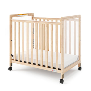 SafetyCraft Fixed-Side Compact Wood Crib