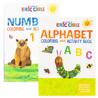 ERIC CARLE COLORING BOOK SET OF 2