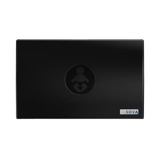 Element Horizontal Surface Mount Baby Changing Station - Black
