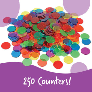 Transparent Counters, Set of 250