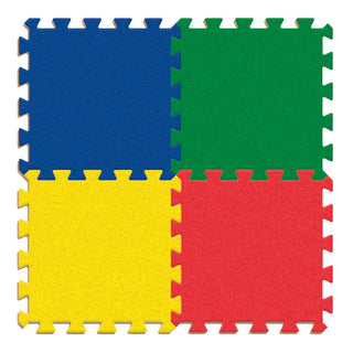 WonderFoam® Carpet Tiles, Solid Color Expansion Pack, 12" x 12", 4 Count