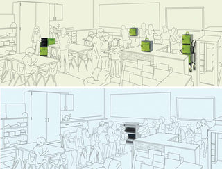 Tech Tub2 for Large Adapters - holds 6 devices