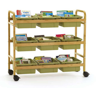 Bamboo Book Browser Carts