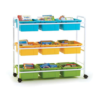 Vibrant cool tub combo with 9 Large Open Tubs (BB005-9-VC)