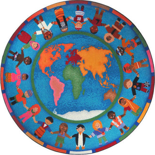 Hands Around the World Rug