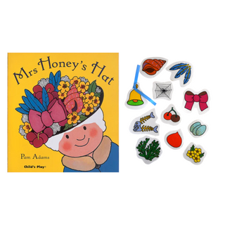 Mrs. Honeys Hat Paperback Book & Felt Set
