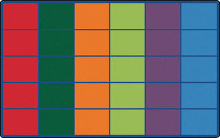 Colorful Rows Seating Rug