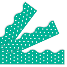 Polka Dots Teal Terrific Trimmers®