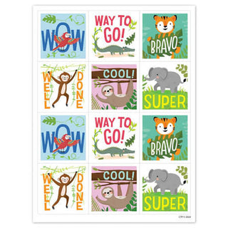 Jungle Friends Rewards Stickers