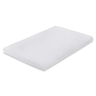 White Poly Cotton Fitted Sheet for Compact Crib