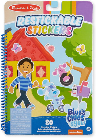 Blue's Clues & You! Restickable Stickers Pad - Places Blue Loves