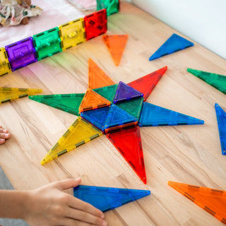 Learn and Grow Magnetic Tiles - Base Pack (64 Piece)