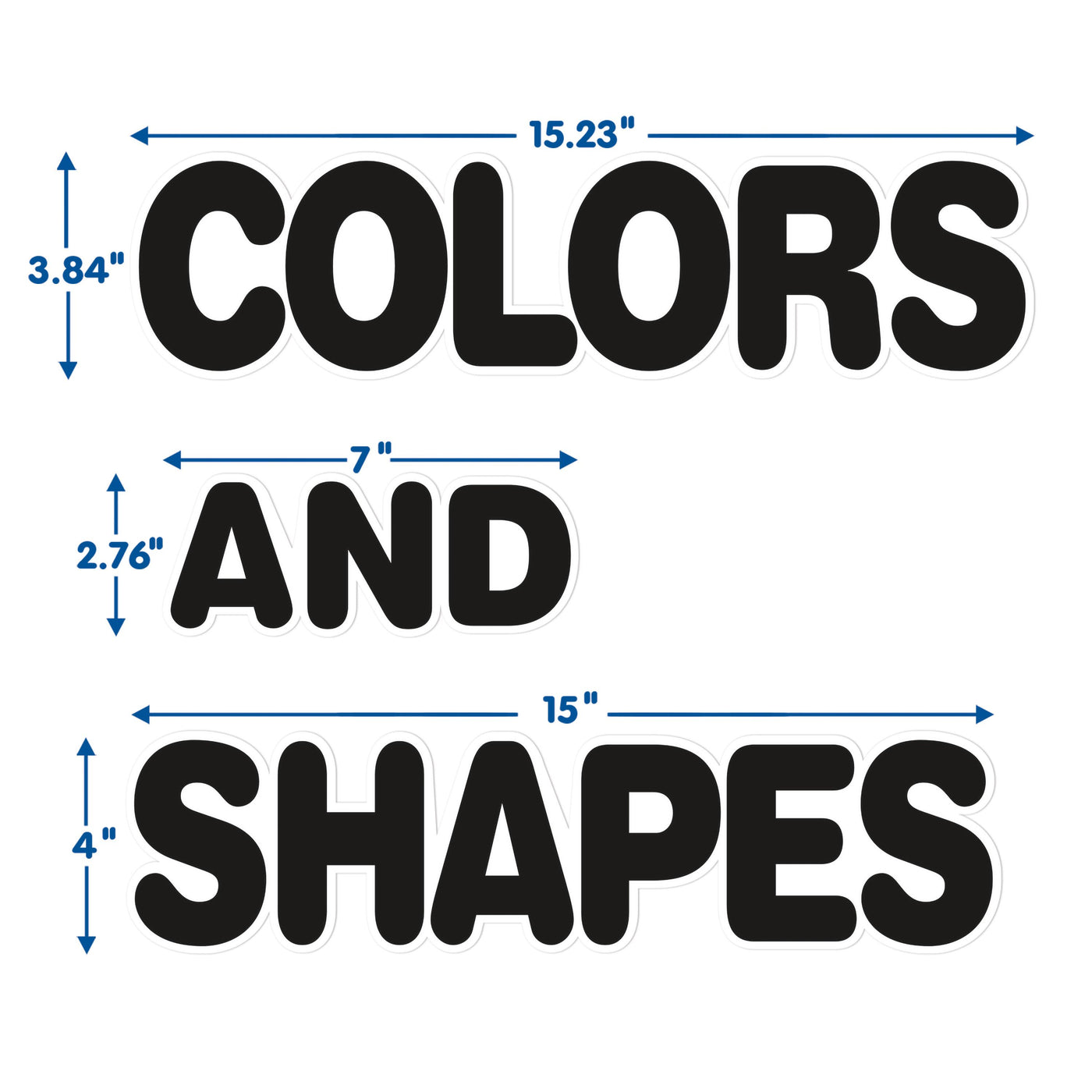 Crayola® Colors And Shapes Bulletin Board Sets — Cm School Supply