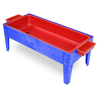 Sand and Water Activity Center with Lid- Red Liner 18'' H without Casters