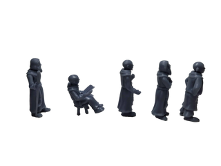 Paint-Your-Own California Mission Monks – Set of 5