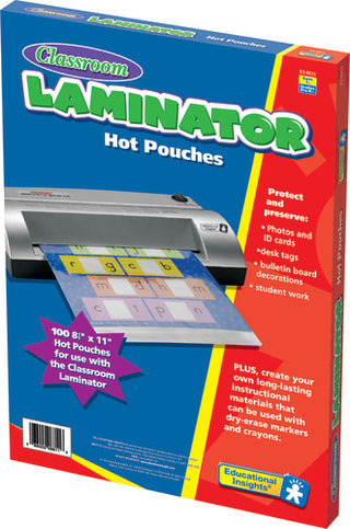 Classroom Laminator Hot Laminating Pouches (8.5" x 11")