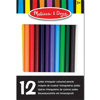 Melissa & Doug Triangular Coloured Pencils (12)