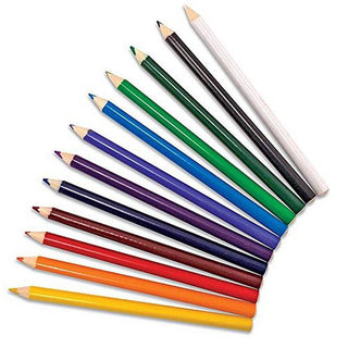 Melissa & Doug Triangular Coloured Pencils (12)