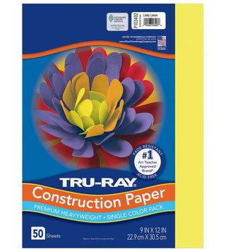 TRU-RAY Premium Sulphite Construction Paper (50 Sheets)